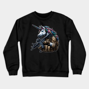 Tactical Unicorn - Star Crewneck Sweatshirt